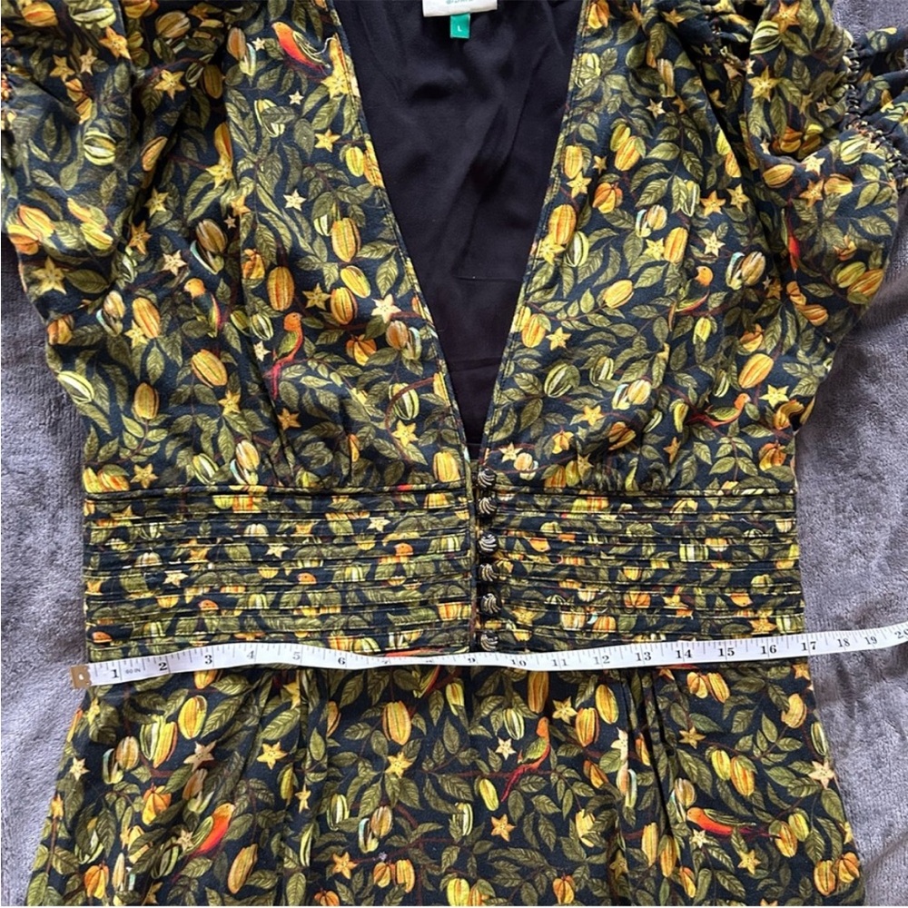FARM Rio V Neck Mini Starfruit Dress - Picture 8 of 9